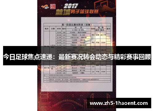 今日足球焦点速递：最新赛况转会动态与精彩赛事回顾